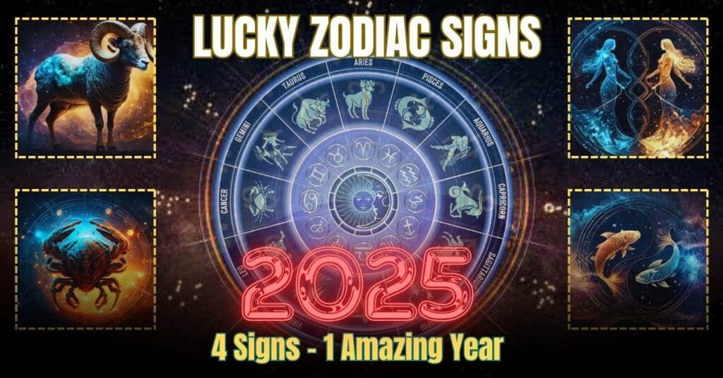 These 4 Lucky Zodiac Signs Will Shine Bright in 2025